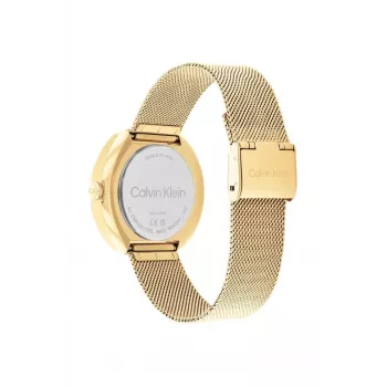 CALVIN KLEIN Sieviešu pulkstenis Minimal Extension 25200339 38,5 mm Sudraba nerūsējošā tērauda sietiņš