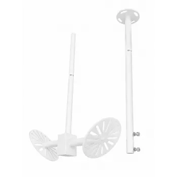 Camsafe CS20-KSO2 Universāls sienas/griestu stiprinājums CCTV kamerām, balts, alumīnijs, 3 kg slodzes ietilpība