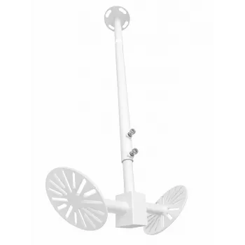 Camsafe CS20-KSO2 Universāls sienas/griestu stiprinājums CCTV kamerām, balts, alumīnijs, 3 kg slodzes ietilpība
