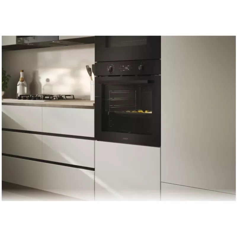 Candy CA6 NP5B3YTB iebūvējamā elektriskā cepeškrāsns, 60 cm, 78 l, melnā krāsā