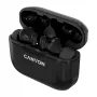 Canyon TWS-3 True Wireless Bluetooth Austiņas ar uzlādes futrāli, Melnas