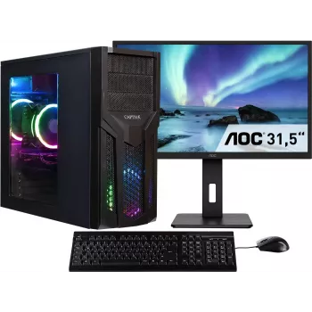 CAPTIVA Power Starter R80-034 TFT komplekts, AMD Ryzen 5, 32GB DDR4, 1TB SSD