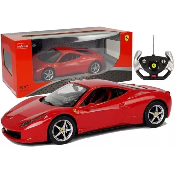 Vadāmā automašīna Ferrari Italia Rastar 1:14 Sarkana