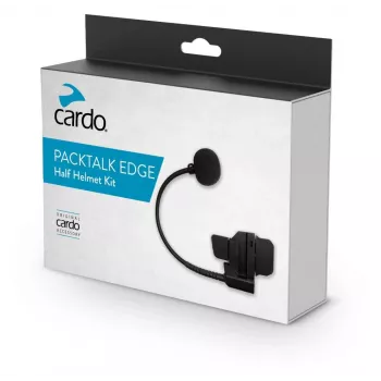 Cardo PT Edge Half Helmet Kit - JBL skaļruņi un mikrofons ar lokano stieni Packtalk Edge