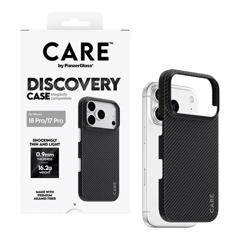 CARE by PanzerGlass Discovery vāciņš ar MagSafe iPhone 17 Pro - caurspīdīgs
