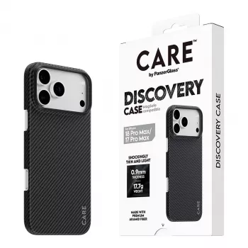 CARE by PanzerGlass Discovery apvalks ar MagSafe iPhone 17 Pro Max - caurspīdīgs