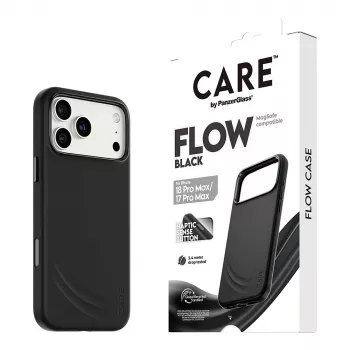 CARE by PanzerGlass Flow Case iPhone 17 Pro Max melns MagSafe (CR81975)