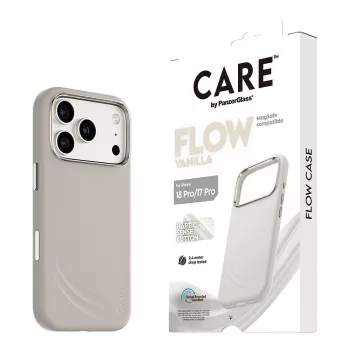 CARE by PanzerGlass Flow Case Vanilla ar MagSafe iPhone 17 Pro