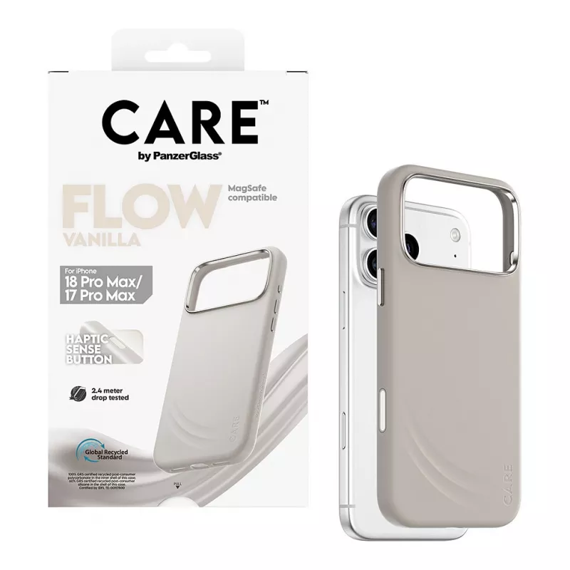 CARE by PanzerGlass Flow Case Vanilla ar MagSafe iPhone 17 Pro Max