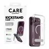 CARE by PanzerGlass Kickstand Case caurspīdīgs ar baltu MagSafe priekš iPhone 17 Pro Max