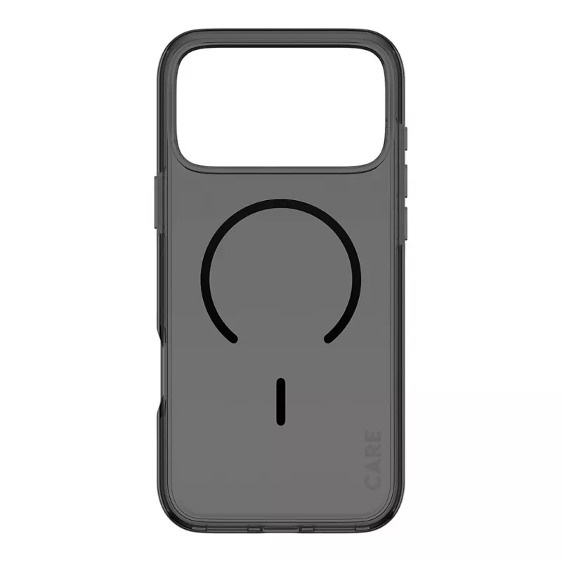 CARE by PanzerGlass Smokey apvalks ar Black MagSafe iPhone 17 Pro Max