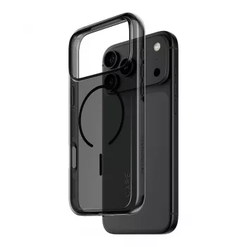 CARE by PanzerGlass Smokey apvalks ar Black MagSafe iPhone 17 Pro Max