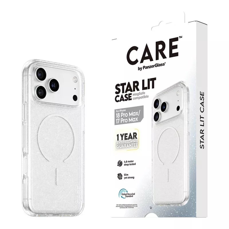 CARE by PanzerGlass Star Lit vāciņš ar MagSafe iPhone 17 Pro Max