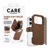 CARE by PanzerGlass Tango 2-in-1 maciņa futrālis, brūns, ar MagSafe, iPhone 17 Pro