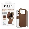 CARE by PanzerGlass Tango 2-in-1 maciņa futrālis, brūns, ar MagSafe, iPhone 17 Pro Max