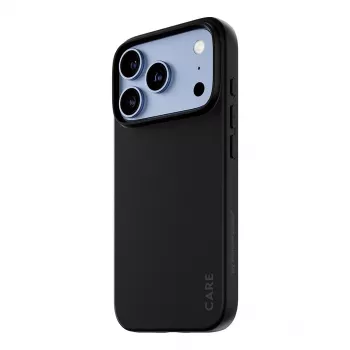 CARE by PanzerGlass TPU apvalks melns iPhone 17 Pro