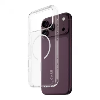 CARE by PanzerGlass Urban Explorer apvalks caurspīdīgs ar baltu MagSafe iPhone 17 Pro Max