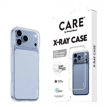 CARE by PanzerGlass X-Ray vāks iPhone 17 Pro Max - caurspīdīgs