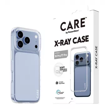 CARE by PanzerGlass X-Ray vāciņš iPhone 17 Pro - caurspīdīgs