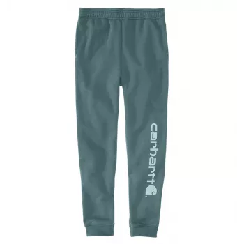Carhartt vīriešu grafiskās jogger bikses - brīvs piegulums, vidēja svara kokvilnas maisījums, elastīga jostasvieta, trīskāršās šuves
