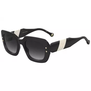 CAROLINA HERRERA HER0186S80S Sieviešu kvadrātveida saulesbrilles Havana acetāts Brūns gradienta lēcas 52mm