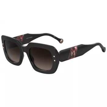 Carolina Herrera HER0186SGUU Sieviešu Kvadrātveida Saulesbrilles Havana Brūns Gradients 52mm