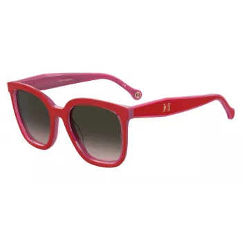 Carolina Herrera HER0225GS45X Sieviešu saulesbrilles Havana acetāta rāmis, pelēki gradienta lēcas 54mm