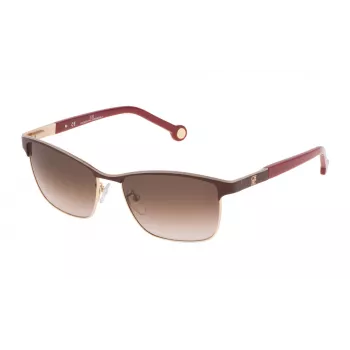 CAROLINA HERRERA SHE069560484 Sieviešu kaķacsveida saulesbrilles Havana 56mm