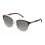 CAROLINA HERRERA SHE119560302 Sieviešu Saulesbrilles - Havana Acetāta Rāmis, Brūnas Gradienta Lēcas, 56/18/135 mm