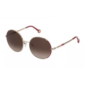 Carolina Herrera SHE152 Sieviešu Saulesbrilles - Kaķacs rāmis, UV400 aizsardzība, Havana/Gradient Brūna