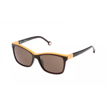 CAROLINA HERRERA SHE598550958 Sieviešu Tauriņa Kaķacs Sauļošanās Brilles Havana Bruņurupuča Brūns Gradients 55mm