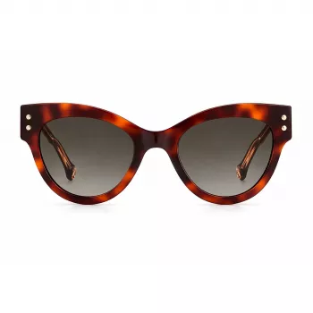 CAROLINA HERRERA Women's Sunglasses CH-0009-S-05L – Havana/Brown Frame with Brown Gradient Lenses (54/19/145 mm)