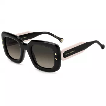 CAROLINA HERRERA Sieviešu saulesbrilles HER0313S3H2 - Havana acetāta rāmis, brūnas gradienta lēcas, 49mm
