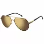CARRERA 1067/SI Vīriešu Saulesbrilles - Pilot Square rāmis, Melns Acetāts, Pelēkas Polikarbonāta Lēcas, UV400 Aizsardzība, 62mm Lēca, 14mm Tilts, 145mm Kājiņa