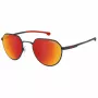 Carrera Ducati vīriešu saulesbrilles CARDUC036S003 - Melns rāmis, pelēkas lēcas 52mm