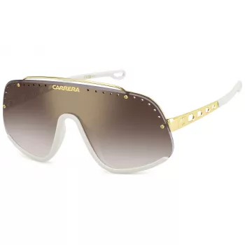CARRERA FLAGLAB16VVP Unisex Sauļošanās Brilles - Acetāta Rāmis, Polikarbonāta Lēcas, UV400 Aizsardzība, 3. Kategorija, 99mm Lēcas Platums, 130mm Deniņu Garums