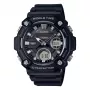 CASIO AEQ-120W-1A vīriešu analog-digitālais pulkstenis, 53.3 mm, melns sveķu