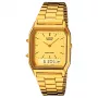 CASIO AQ-230GA-9B Unisex Analog-Digital Watch, Gold Tone, 38.8 mm
