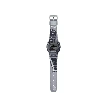 CASIO G-SHOCK DW-5000SS-1ER Vīriešu Digitālais Pulkstenis 42,8 mm Melns Jonizēts Tērauds