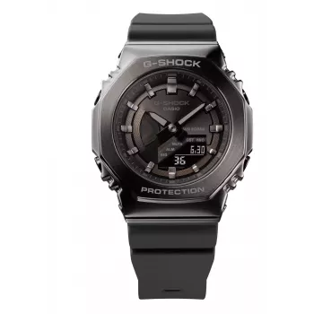 CASIO G-SHOCK GMS2100B8AER Sieviešu analogi-digitālais pulkstenis, 40,4mm, pelēka sveķu siksniņa