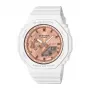 CASIO GMA-S2100MD-7AE Sieviešu Analog-Digital Pulkstenis, 46,2mm, Balta Siksniņa