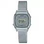CASIO LA670WEM-7DF Sieviešu digitālais pulkstenis sudraba krāsā 30.3mm