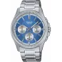 Casio MTP1375PD2A2V vīriešu analogais kvarca pulkstenis, zils ciparnīca, nerūsējošais tērauds, 43.8 mm