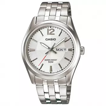 CASIO MTP1335D7AVDF Vīriešu analogais kvarca pulkstenis 44,3mm nerūsējošais tērauds