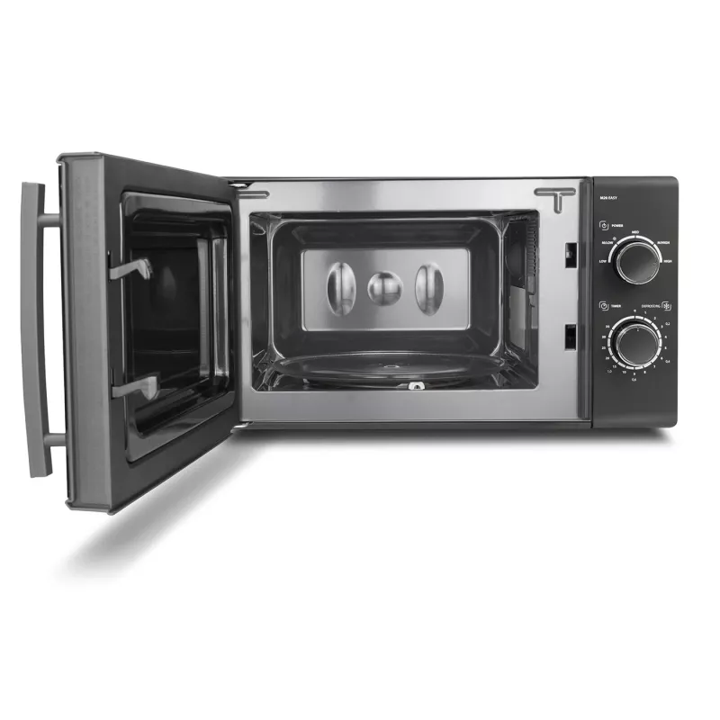 CASO M20 EASY 03309 solo mikroviļņu krāsns, 20 L, 700 W, 35 min. taimeris, melna/pelēka
