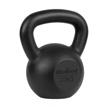 Čuguna Kettlebell 20kg, REBEL ACTIVE