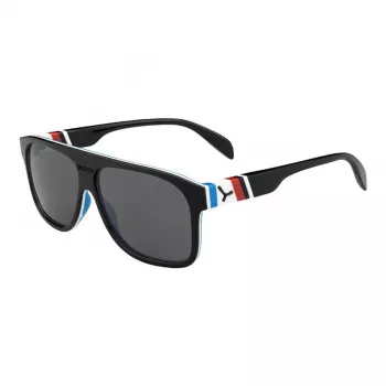 CEBE CBCHIC1 vīriešu taisnstūra sporta saulesbrilles — matti melns rāmis, pelēkas polikarbonāta lēcas, 3. kategorija (58/18/140 mm)