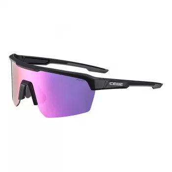 CEBE CS55301-S Sieviešu sporta saulesbrilles Matēti melna / Zone Grey Blue