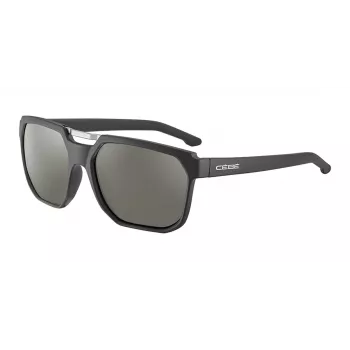 CEBE Vīriešu saulesbrilles CBS145, melns rāmis ar pelēkām UV400 lēcām (60/16/137 mm)