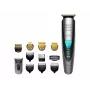 Cecotec PrecisionCare Pro 5-in-1 bezvadu slapjās un sausās apgriešanas mašīna, 13 garuma pakāpieni, melns/sudrabs